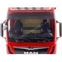 Carsdemetal.es 2018 man tgx caminhão xxl vermelho 1:18 modelos ixo pcl30218