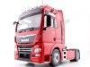 Carsdemetal.es 2018 man tgx caminhão xxl vermelho 1:18 modelos ixo pcl30218