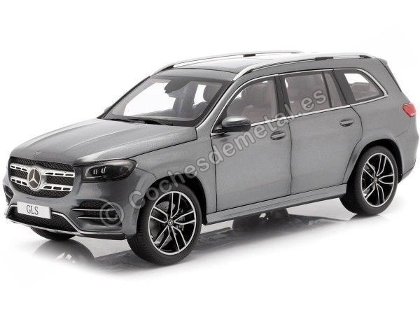 Carsdemetal.es 2019 Mercedes-Benz Class GLS (X167) Selenite Gray 1:18 Revester Edition B66960623