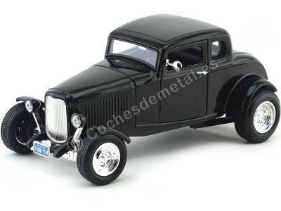Cochesdemetal.es 1932 Ford Ford Coupé Coupé Negro 1:18 MOTOR MAX 73171
