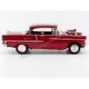 Cochesdemetal.es 1955 Chevrolet Bel Air Hard Top Custom Burdeos Bicapa 1:18 Motor Max 79002