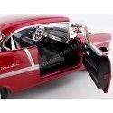 Cochesdemetal.es 1955 Chevrolet Bel Air Hard Top Custom Burdeos Bicapa 1:18 Motor Max 79002