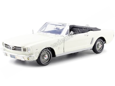 Cochesdemetal.es 1964 Ford Mustang 1-2 Convertible Beige 1:18 Motor Max 73145
