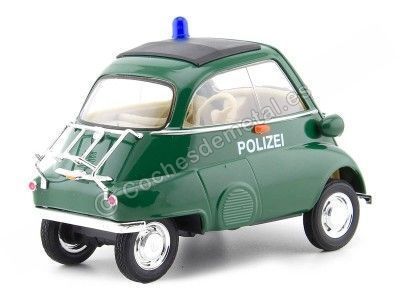 Cochesdemetal.es 1954 BMW Isetta 250 Policia Alemana Verde 1:18 Welly 24096 2