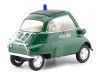 Carsdemetal.es 1954 BMW Isetta 250 Polícia Alemã Green 1:18 Bem, 24096