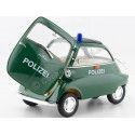 Carsdemetal.es 1954 BMW Isetta 250 Polícia Alemã Green 1:18 Bem, 24096