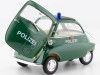 Carsdemetal.es 1954 BMW Isetta 250 Polícia Alemã Green 1:18 Bem, 24096