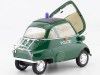 Carsdemetal.es 1954 BMW Isetta 250 Polícia Alemã Green 1:18 Bem, 24096