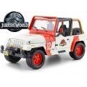 Cochesdemetal.es 1992 Jeep Wrangler "Jurassic World" White/Red 1:24 Jada Toys 97806 253253005