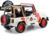 Cochesdemetal.es 1992 Jeep Wrangler "Jurassic World" blanc / rouge 1:24 Jada Toys 97806 253253005