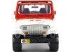 Carsdemetal.es 1992 Jeep Wrangler "Jurássico Mundo" Branco/Vermelho 1:24 Jada Toys 97806 253253005