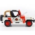 Cochesdemetal.es 1992 Jeep Wrangler "Jurassic World" blanc / rouge 1:24 Jada Toys 97806 253253005