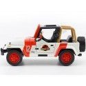 Cochesdemetal.es 1992 Jeep Wrangler "Jurassic World" blanc / rouge 1:24 Jada Toys 97806 253253005