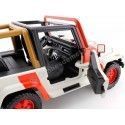 Cochesdemetal.es 1992 Jeep Wrangler "Jurassic World" blanc / rouge 1:24 Jada Toys 97806 253253005