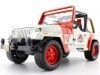 Cochesdemetal.es 1992 Jeep Wrangler "Jurassic World" blanc / rouge 1:24 Jada Toys 97806 253253005