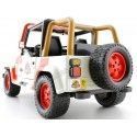 Cochesdemetal.es 1992 Jeep Wrangler "Jurassic World" blanc / rouge 1:24 Jada Toys 97806 253253005