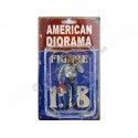 Cochesdemetal.es Figura de resina "Mecánico Chainsmoker Larry" 1:18 American Diorama 76261