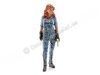 CARSDEMETAL.ES Figure de résine "Retro Mechanical Woman" 1:18 American Diorama 38246