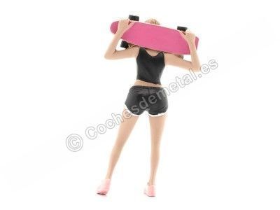 Cochesdemetal.es Figura de resina "Skateboarder I" 1:18 American Diorama 38240 2