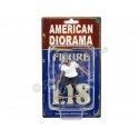 Cochesdemetal.es Figure de Resina "Skateboarder II" 1:18 American Diorama 38241