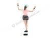 Cochesdemetal.es Figure de Resina "Skateboarder IV" 1:18 American Diorama 38243