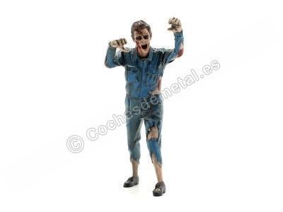 Cochesdememetal.es Figure de Resina "Zombie Mechanic II" 1:18 American Diorama 38198