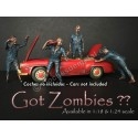 Cochesdemetal.es Figure de Resina "Mécanique zombie, set de 4" 1:18 American Diorama 38197 38198 38199 38200