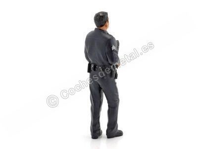 Figura de resina "Oficial de Policía I" 1:18 American Diorama 24011 Cochesdemetal.es 2