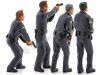 Figure de résine "Officiel de police, ensemble de 4" 1:18 Américain