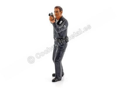 Figura de Resina "Oficial de Policía IV" 1:18 American Diorama 24014 Cochesdemetal.es