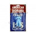 Cochesdemetal.es Figure de Resina "Membre II Cuadrilla Anti-Conid 19" 1:18 American Diorama 76268