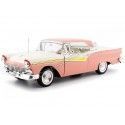 Cochesdemetal.es 1957 Ford Fairlane 500 Skyliner Coral Coral / Colonial White 1:18 Sun Star 1344