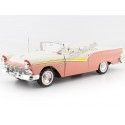 Cochesdemetal.es 1957 Ford Fairlane 500 Skyliner Coral Coral / Colonial White 1:18 Sun Star 1344