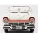 Cochesdemetal.es 1957 Ford Fairlane 500 Skyliner Coral Coral / Colonial White 1:18 Sun Star 1344