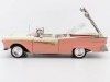 Cochesdemetal.es 1957 Ford Fairlane 500 Skyliner Coral Coral / Colonial White 1:18 Sun Star 1344