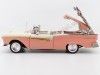 Cochesdemetal.es 1957 Ford Fairlane 500 Skyliner Coral Coral / Colonial White 1:18 Sun Star 1344
