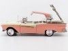 Cochesdemetal.es 1957 Ford Fairlane 500 Skyliner Coral Coral / Colonial White 1:18 Sun Star 1344