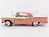 Cochesdemetal.es 1957 Ford Fairlane 500 Skyliner Coral Coral / Colonial White 1:18 Sun Star 1344