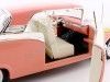 Cochesdemetal.es 1957 Ford Fairlane 500 Skyliner Coral Coral / Colonial White 1:18 Sun Star 1344
