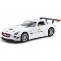 Cochesdemetal.es 2012 Mercedes SLS AMG GT3 7 Blanc 1:24 MOTOR MAX 73772