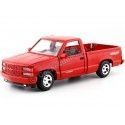 Cochesdemetal.es 1992 Chevrolet 1500 Pick Up 454 SS Rojo 1:24 Motor Max 73203