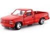 Cochesdemetal.es 1992 Chevrolet 1500 Pick Up 454 SS Rojo 1:24 Motor Max 73203