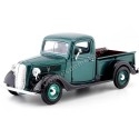 Cochesdemetal.es 1937 Ford Pickup Metallic Green 1:24 Motor Max 73233