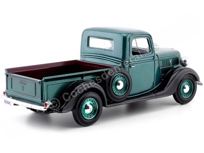 Cochesdemetal.es 1937 Ford Pickup Metallic Green 1:24 Motor Max 73233 2