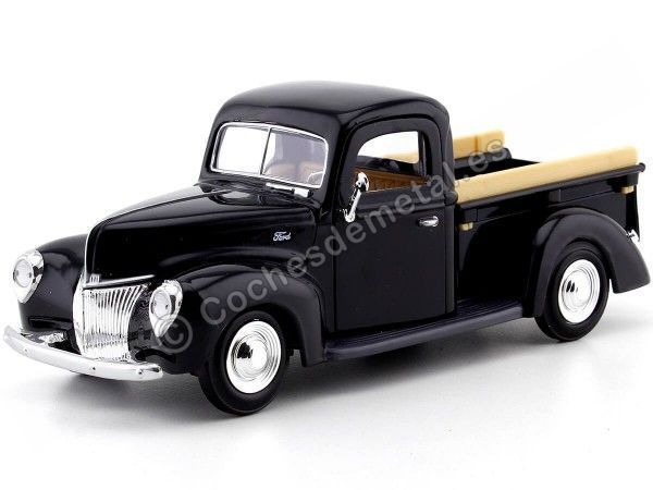 Cochesdemetal.es 1940 Ford Pickup Black 1:24 MOTOR MAX 73234