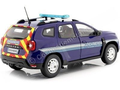 Cochesdemetal.es 2018 Dacia Duster MK II Gendarmería Azul 1:18 Solido S1804603 2