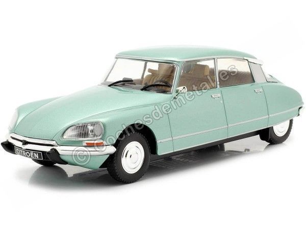 CARSDEMETAL.ES 1973 Citroen DS 23 Pallas Metallized Green 1:24 Whitebox 124052