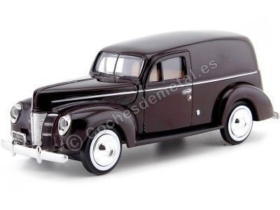 Cochesdemetal.es 1940 Ford Sedan Delivery Burdeos 1:24 Motor Max 73250