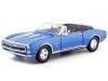 Cochesdemetal.es 1967 Chevrolet Camaro SS Convertible Blue 1:24 Motor Max 73301