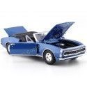 Cochesdemetal.es 1967 Chevrolet Camaro SS Convertible Blue 1:24 Motor Max 73301
